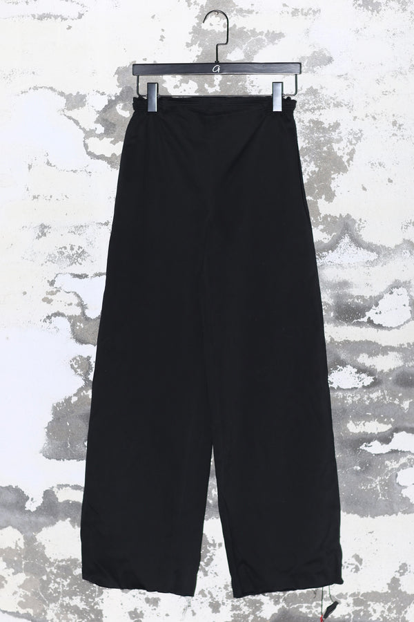m.a+ waist stretch wide leg pants PW447-CM5 black